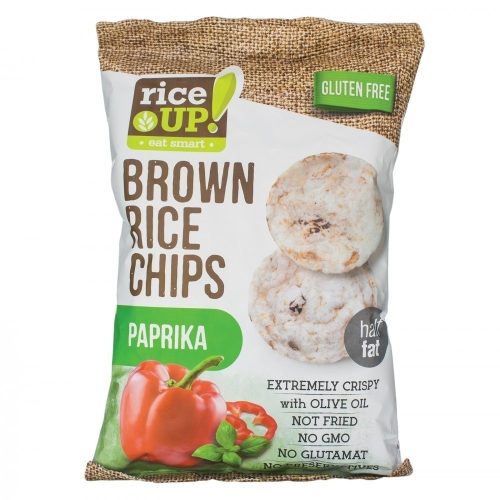 Rice Up barna rizs chips paprikás 60 g
