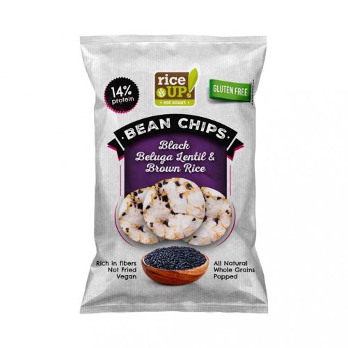 Rice Up proteines chips fekete beluga lencsével 60 g