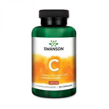 Swanson C-Vitamin csipkebogyóval 1000mg 90 kapszula
